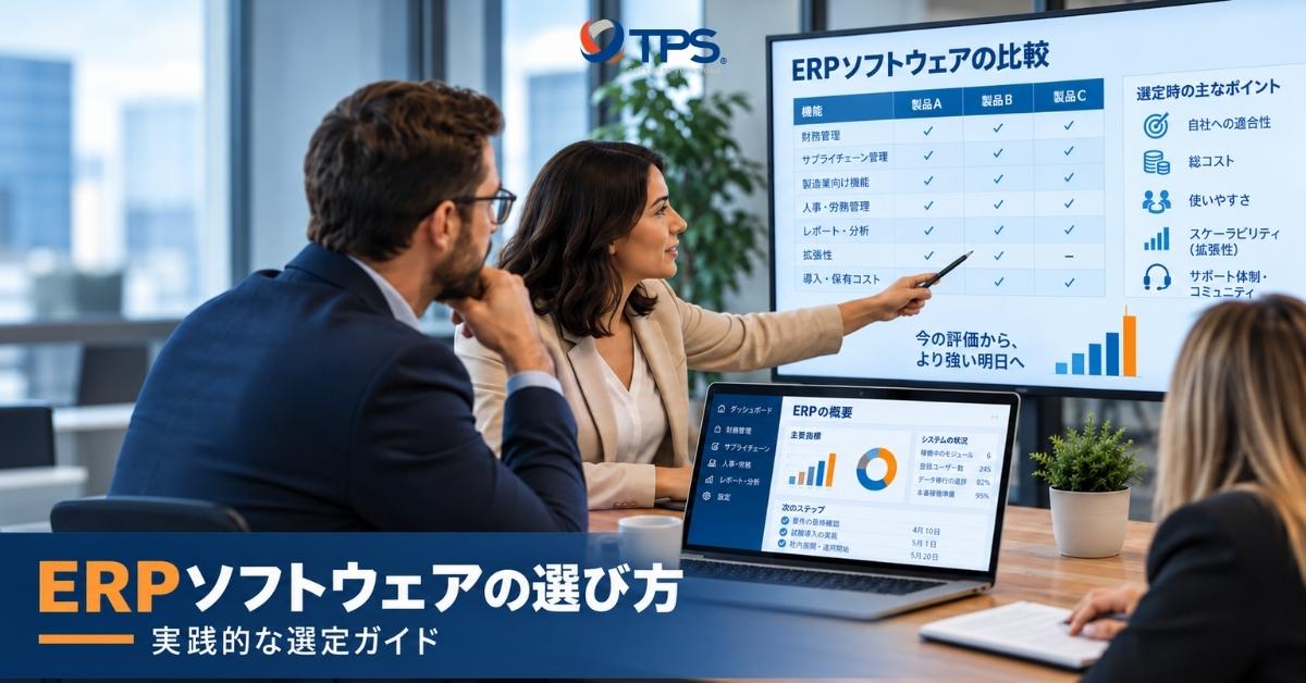 ERPソフトウェアの選び方：実践的な選定ガイド