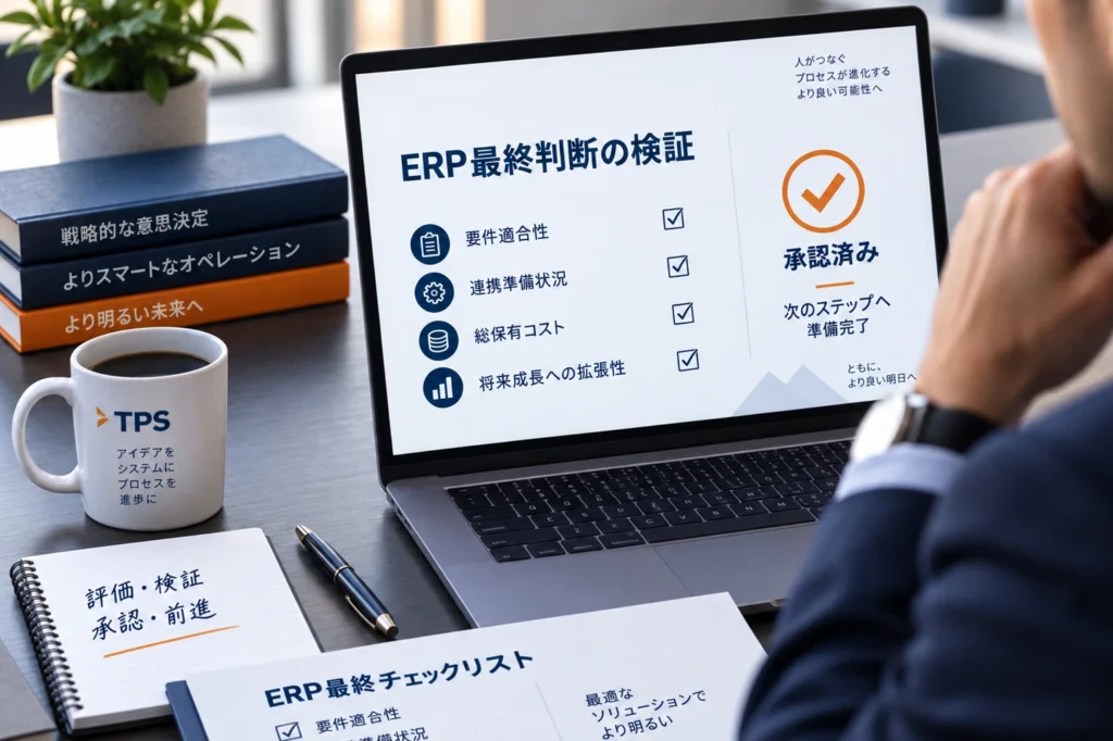 最終決定前にもう一度確認する