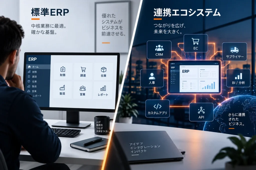 標準ERPでは不十分な場合を見極める