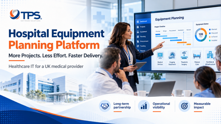 Hospital Equipment Planning Platform: +30% Projects, -30% Planning Effort